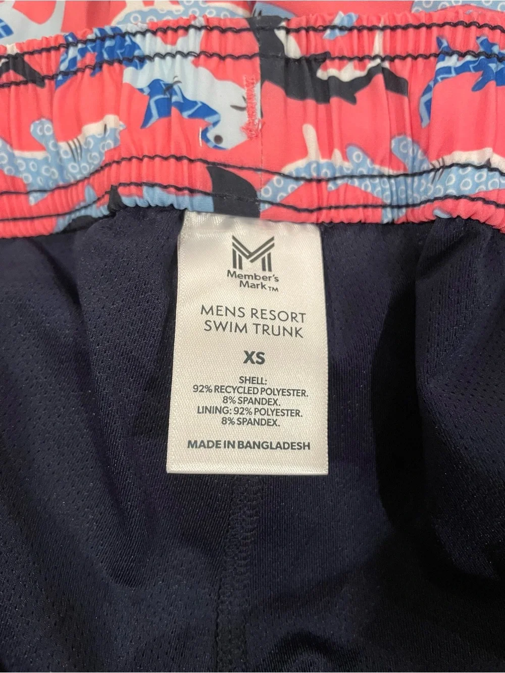Coral Shark Print Swim Trunks | Member’s Mark | Men’s XS